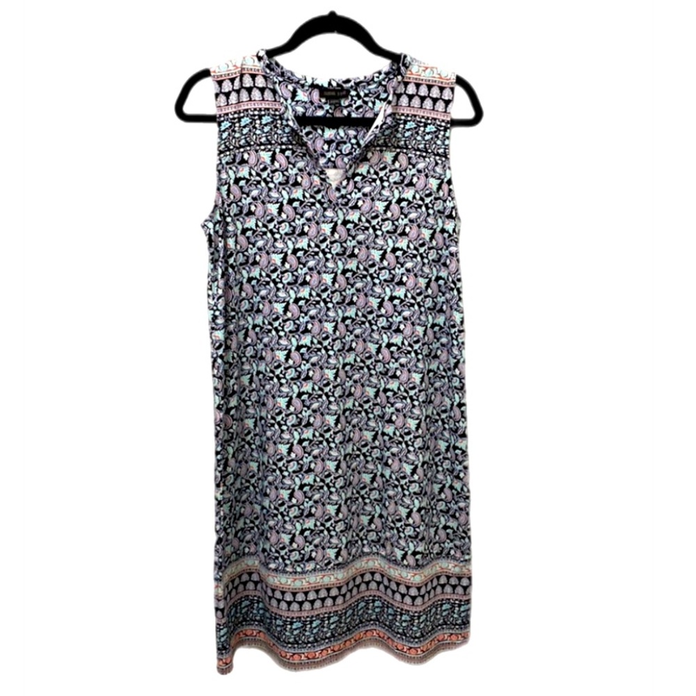 J. Jill Floral Sleeveless Dress, Wearever Collection. Sz Sm.